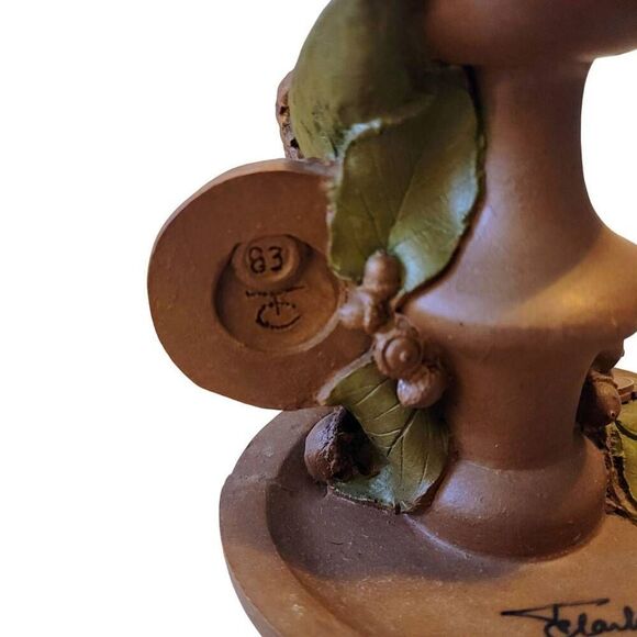 Vintage Mrs. Wink Tom Clark Cairn Studios Troll Gnome Fairy Candlestick Holder - Picture 7 of 10